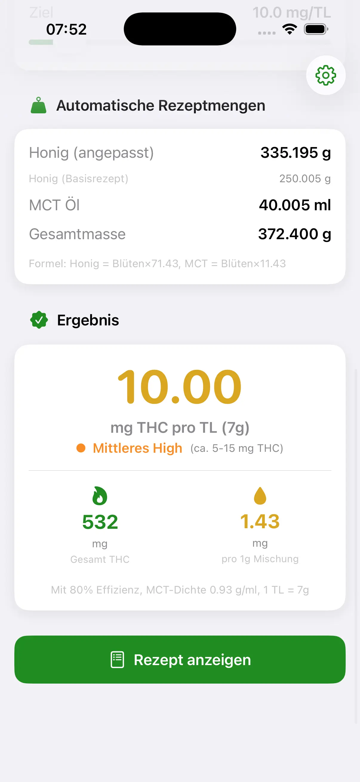 Infusion Calculator Screenshot 3